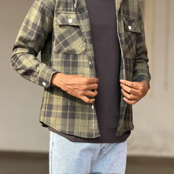 Dark green flannel Shirt